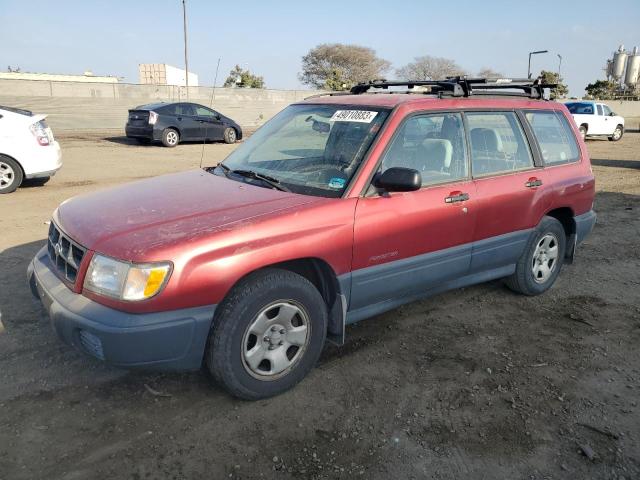 SUBARU FORESTER L 2000 with VIN JF1SF6351YG702659 - Photo from auction