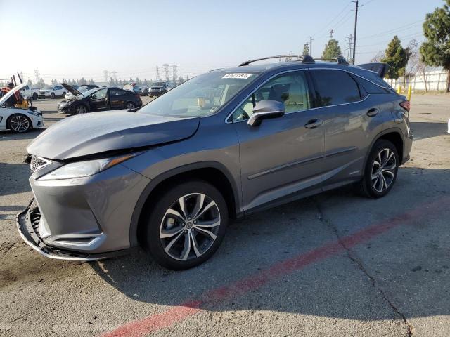 LEXUS RX 450H 2022 with VIN 2T2HGMDA1NC076411 - Photo from auction