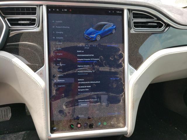 Photo 9 from auction – 2016 TESLA MODEL S with VIN 5YJSA1E10GF127792