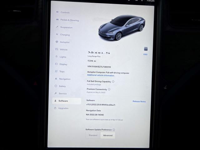 Photo 8 from auction – 2020 TESLA MODEL S with VIN 5YJSA1E27LF369319