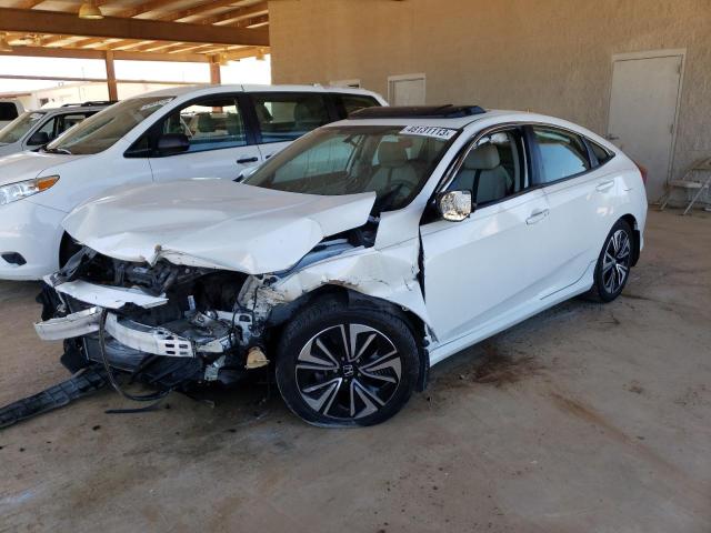 HONDA CIVIC EX 2017 with VIN 19XFC1F37HE032990 - Photo from auction