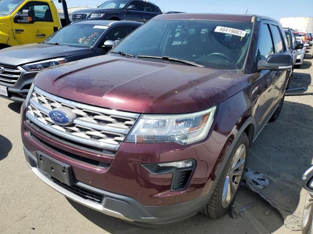FORD EXPLORER X 2018 with VIN 1FM5K7D86JGA19861 - Photo from auction