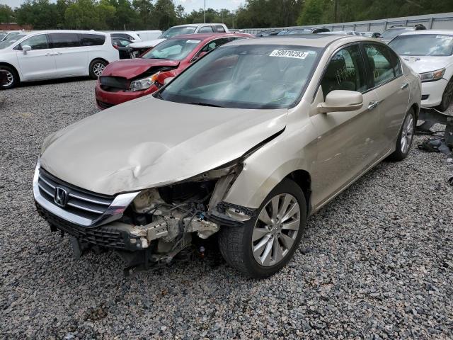HONDA ACCORD EXL 2014 with VIN 1HGCR2F81EA215546 - Photo from auction