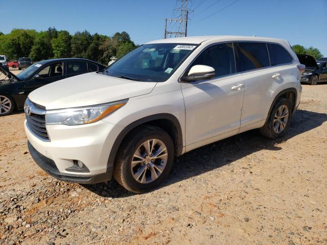 TOYOTA HIGHLANDER 2015 with VIN 5TDZKRFH7FS107104 - Photo from auction