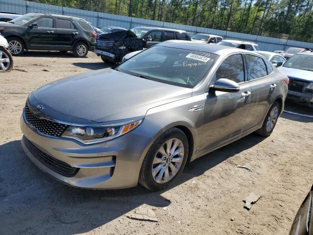 KIA OPTIMA EX 2016 with VIN 5XXGU4L37GG114974 - Photo from auction