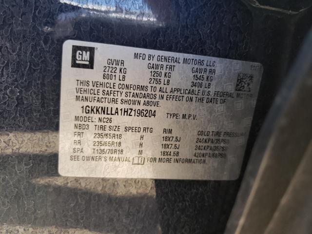 Photo 14 from auction – 2017 GMC ACADIA SLE with VIN 1GKKNLLA1HZ196204