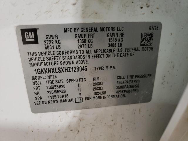 Photo 14 from auction – 2017 GMC ACADIA DEN with VIN 1GKKNXLSXHZ128046