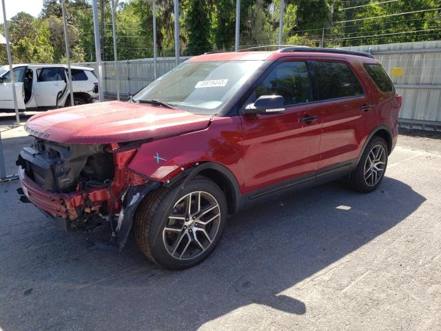 FORD EXPLORER S 2018 with VIN 1FM5K8GT9JGA61561 - Photo from auction