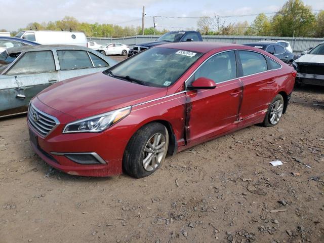 HYUNDAI SONATA SE 2017 with VIN 5NPE24AF7HH466341 - Photo from auction