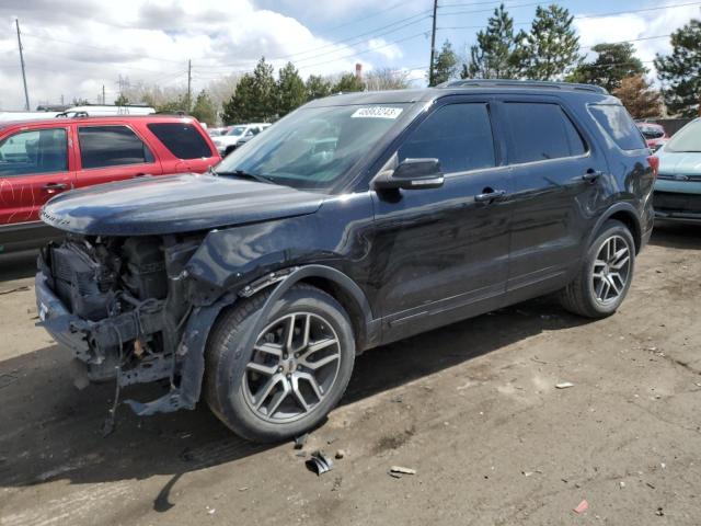 FORD EXPLORER S 2017 with VIN 1FM5K8GT9HGA22303 - Photo from auction