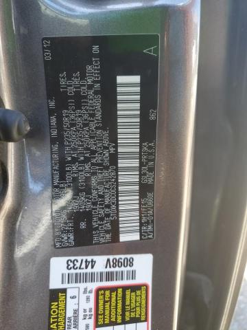 Photo 14 from auction – 2012 TOYOTA SIENNA SPO with VIN 5TDXK3DC0CS242870