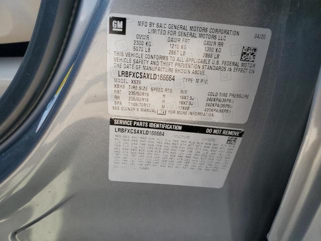 Photo 14 from auction – 2020 BUICK ENVISION E with VIN LRBFXCSAXLD166664
