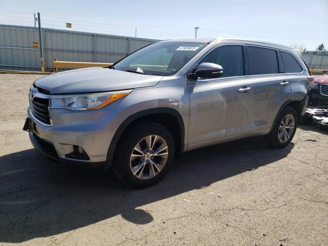 TOYOTA HIGHLANDER 2014 with VIN 5TDJKRFH4ES004783 - Photo from auction