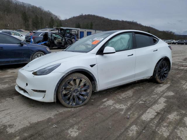 TESLA MODEL Y 2023 with VIN 7SAYGDEF8PF645075 - Photo from auction