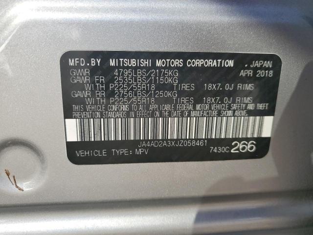 Photo 14 from auction – 2018 MITSUBISHI OUTLANDER with VIN JA4AD2A3XJZ058461