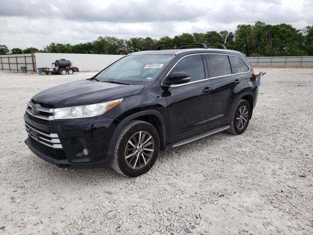 TOYOTA HIGHLANDER 2018 with VIN 5TDKZRFH2JS544708 - Photo from auction