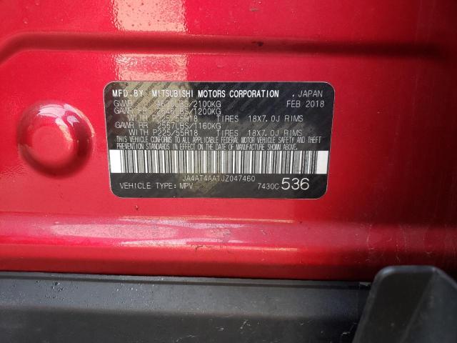 Photo 14 from auction – 2018 MITSUBISHI ECLIPSE CR with VIN JA4AT4AA1JZ047460