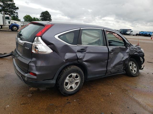 Photo 3 from auction – 2016 HONDA CR-V LX with VIN 5J6RM4H34GL118430