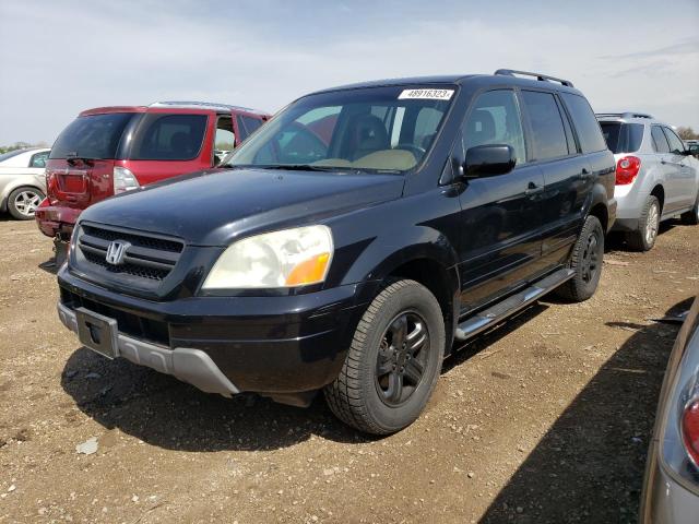 HONDA PILOT EXL 2005 with VIN 5FNYF18635B055549 - Photo from auction