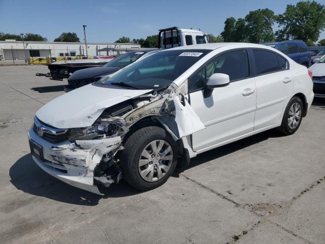 HONDA CIVIC LX 2012 with VIN 19XFB2F51CE306350 - Photo from auction