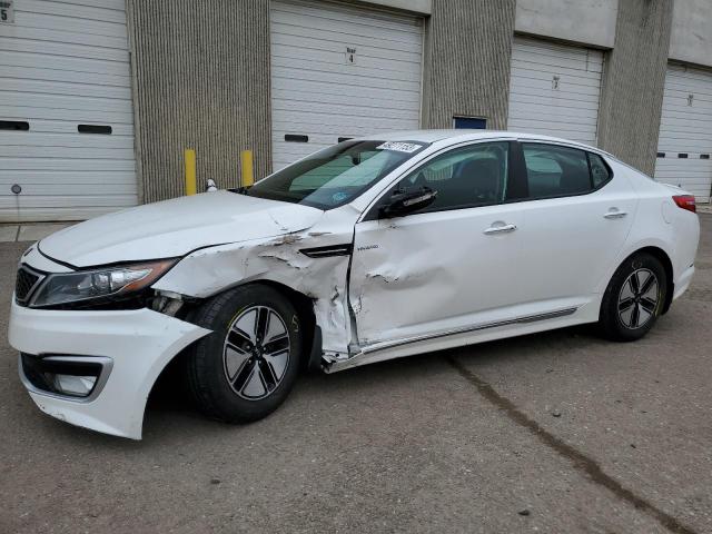 KIA OPTIMA HYB 2013 with VIN KNAGM4AD1D5047703 - Photo from auction