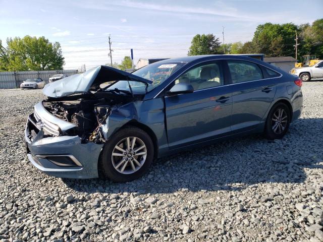 HYUNDAI SONATA SE 2017 with VIN 5NPE24AF8HH583281 - Photo from auction