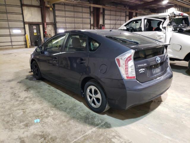 Photo 2 from auction – 2013 TOYOTA PRIUS with VIN JTDKN3DU4D1625204