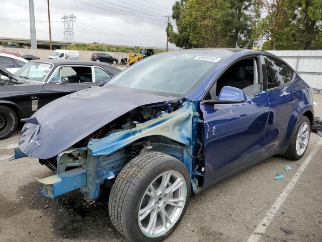 TESLA MODEL Y 2022 with VIN 7SAYGDEE5NF556665 - Photo from auction