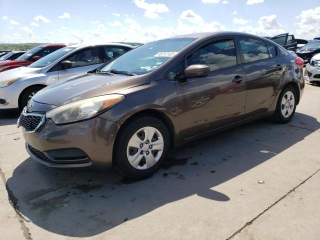 KIA FORTE LX 2014 with VIN KNAFK4A60E5062892 - Photo from auction