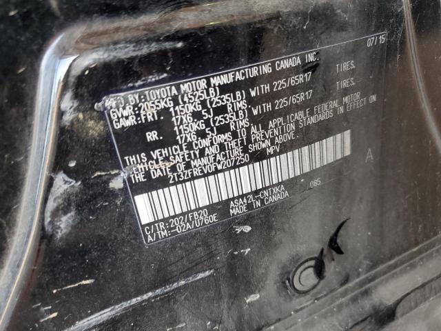 Photo 14 from auction – 2015 TOYOTA RAV4 LE with VIN 2T3ZFREV0FW207250