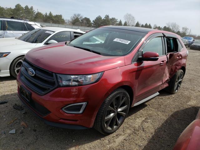 FORD EDGE SPORT 2015 with VIN 2FMTK4AP4FBB59195 - Photo from auction
