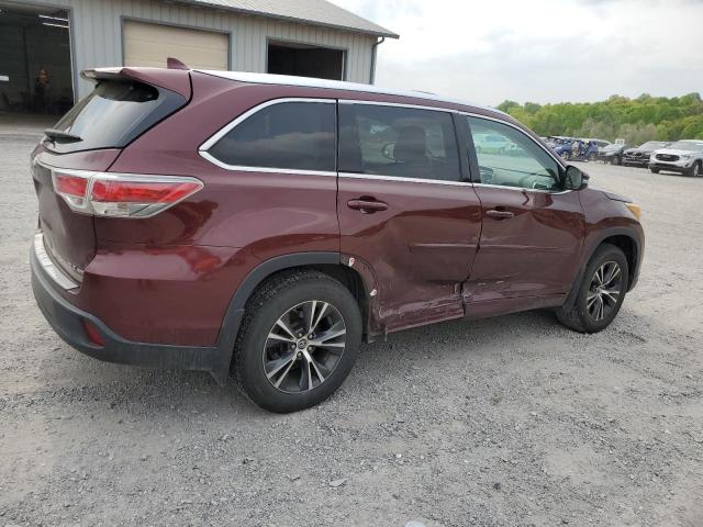 Photo 3 from auction – 2016 TOYOTA HIGHLANDER with VIN 5TDJKRFH3GS233572