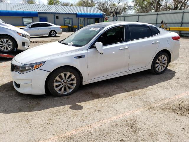 KIA OPTIMA EX 2018 with VIN 5XXGU4L3XJG231651 - Photo from auction