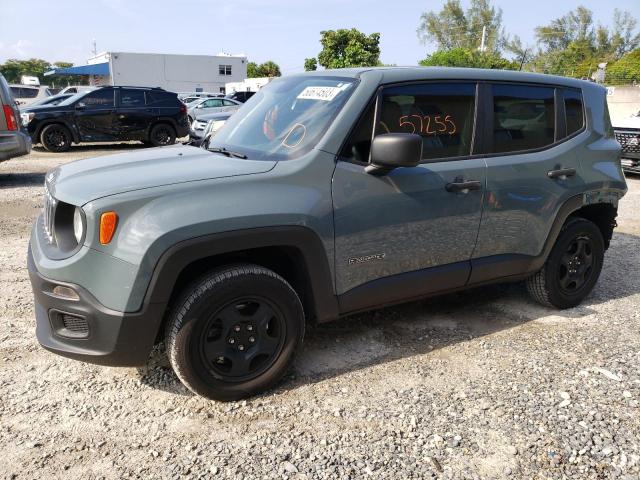 JEEP RENEGADE S 2018 with VIN ZACCJBAB7JPH10370 - Photo from auction