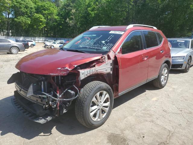 NISSAN ROGUE S 2015 with VIN KNMAT2MT1FP509719 - Photo from auction