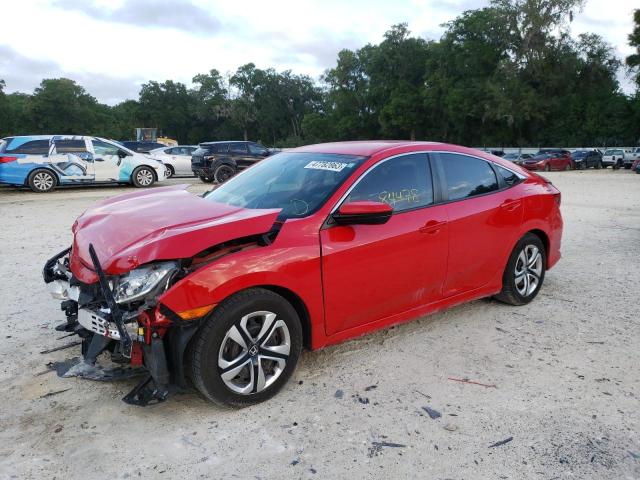 HONDA CIVIC LX 2018 with VIN 2HGFC2F50JH537806 - Photo from auction