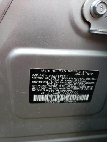 Photo 14 from auction – 2015 SUBARU FORESTER 2 with VIN JF2SJADC0FG827059