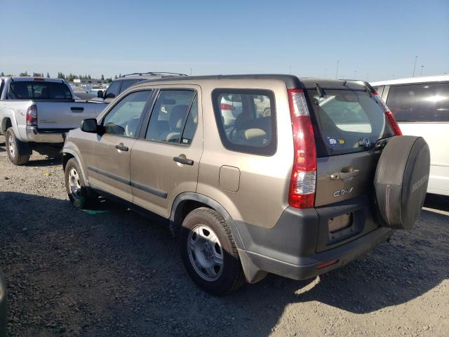 Photo 2 from auction – 2006 HONDA CR-V LX with VIN JHLRD68586C028783