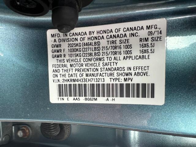 Photo 10 from auction – 2014 HONDA CR-V LX with VIN 2HKRM4H33EH713213