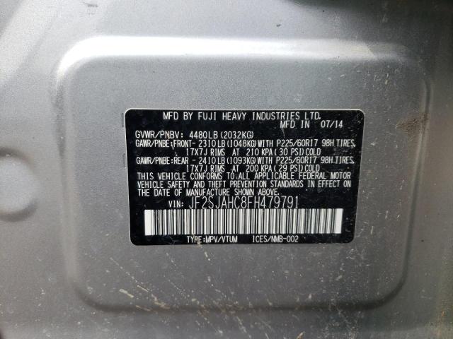 Photo 14 from auction – 2015 SUBARU FORESTER 2 with VIN JF2SJAHC8FH479791