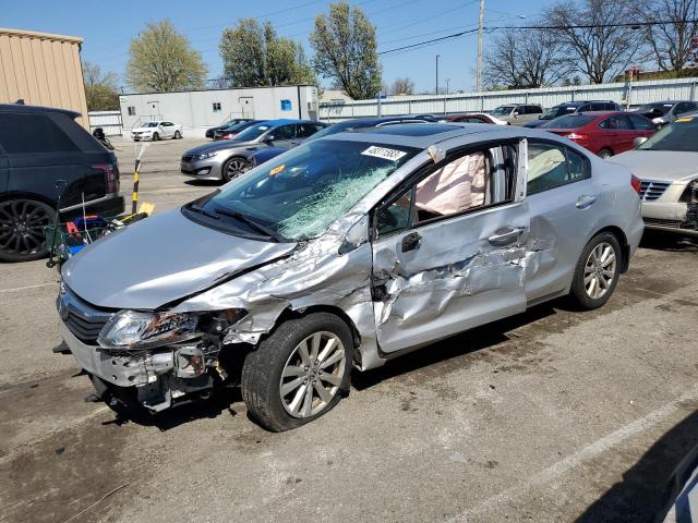 HONDA CIVIC EX 2012 with VIN JHMFB2F87CS000422 - Photo from auction
