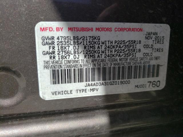 Photo 14 from auction – 2016 MITSUBISHI OUTLANDER with VIN JA4AD3A31GZ019000