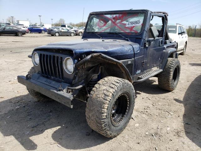 JEEP WRANGLER / 2001 with VIN 1J4FA29P41P362290 - Photo from auction