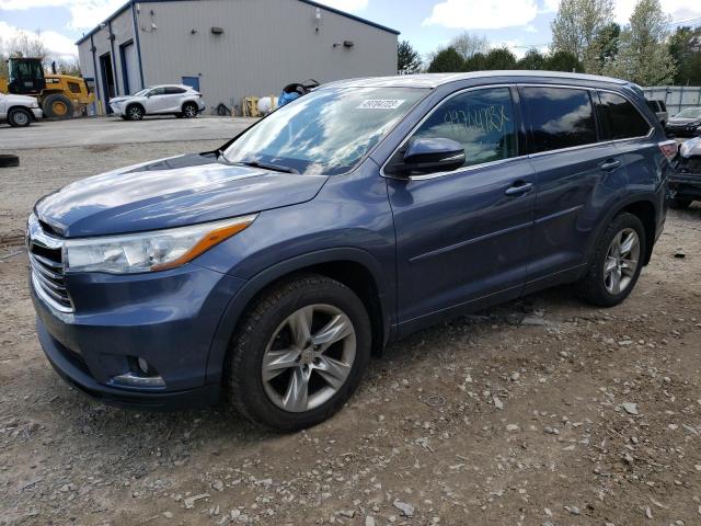 TOYOTA HIGHLANDER 2014 with VIN 5TDDKRFH0ES034747 - Photo from auction
