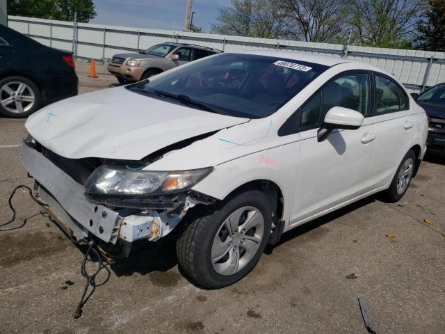 HONDA CIVIC LX 2014 with VIN 19XFB2F54EE216421 - Photo from auction