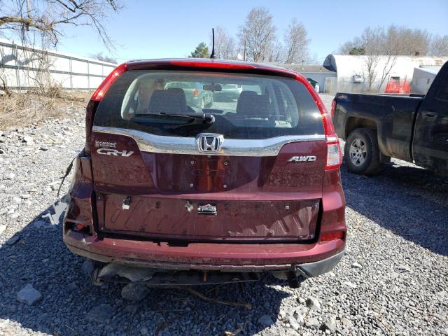 Photo 6 from auction – 2015 HONDA CR-V LX with VIN 2HKRM4H39FH628894