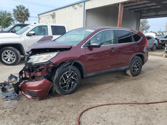 HONDA CR-V SE 2016 with VIN 2HKRM3H44GH548472 - Photo from auction