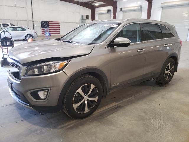 KIA SORENTO EX 2017 with VIN 5XYPHDA58HG225524 - Photo from auction