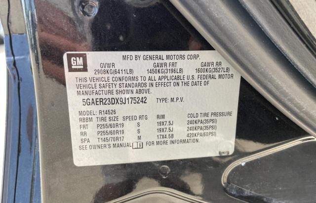 Photo 10 from auction – 2009 BUICK ENCLAVE CX with VIN 5GAER23DX9J175242