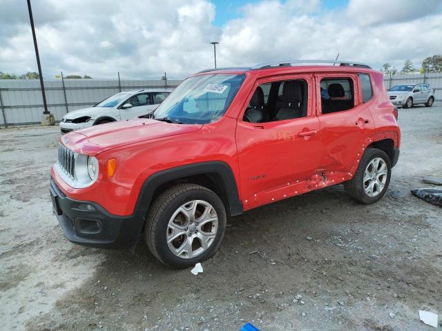 JEEP RENEGADE L 2016 with VIN ZACCJBDT8GPD24425 - Photo from auction